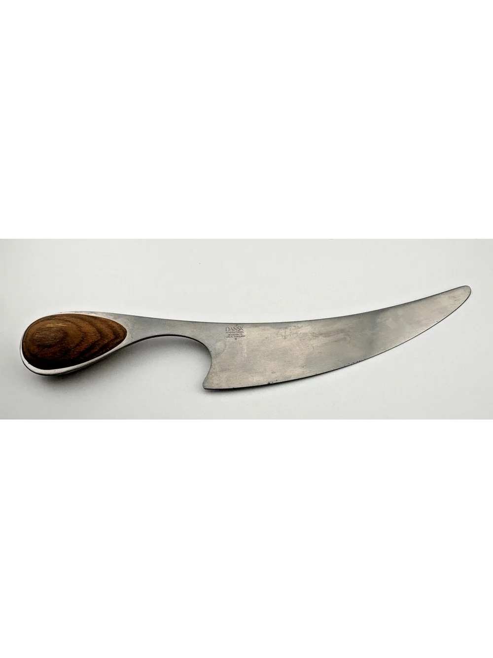 Dansk Contour Stainless Steel Cheese Knife with Teak Wood Handle 9-1/2